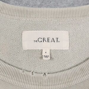THE GREAT. Women's Grey Sweatshirt